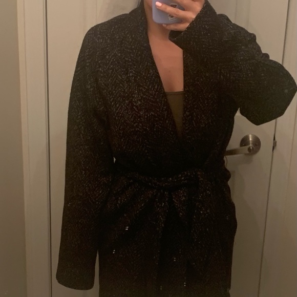 SOLD Tie Up Blazer Jacket - Picture 7 of 8